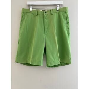 Polo Ralph Lauren Prospect Short Lime Green Chino Flat Front Size 36 SG